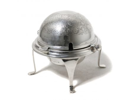 2_m Икорница со вставкой из кобальтового стекла. Мастерская Garrard & Co Ltd. Англия Бирмингем 1978 г.
