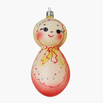 Игрушка елочная "Младенец". Германия 1970-1980-гг.