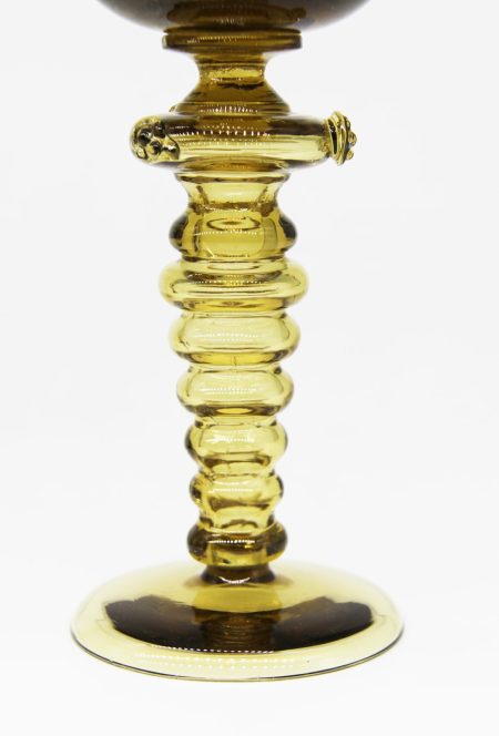 IMG_8893 Набор из 4 бокалов-рёмеров "С резьбой виноградных листьев". Германия, Европа ХХ в.