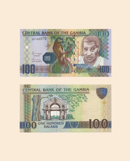 Гамбия 100 даласи 2006 г.