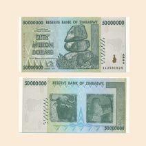 Зимбабве 50 000 000 долларов 2008 г.