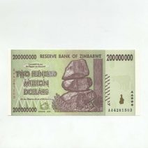 Зимбабве 200 000 000 долларов 2008 г.