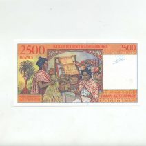 Мадагаскар 2500 франков 1998 г.