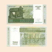 Мадагаскар 200 ариари — 1000 франков 2004 г.