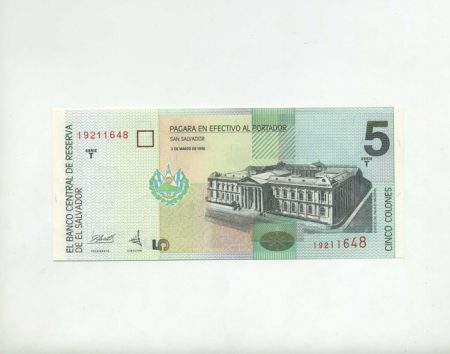 Сальвадор 5 колонов 1998 г.