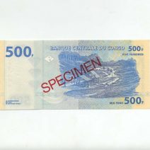 Конго (образец) 500 франков 2002 г.