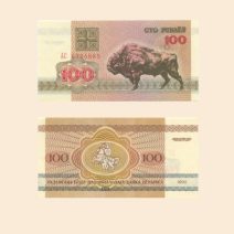 Беларусь 100 руб. 1992 г.