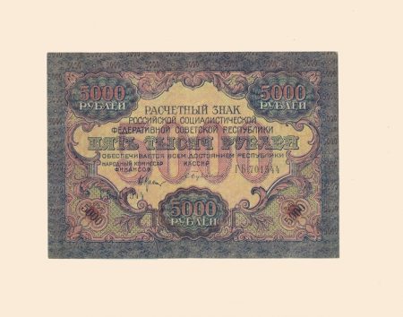 РСФСР 5000 руб. 1919 г.