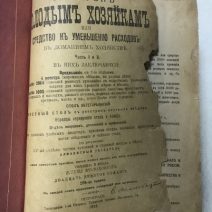 Подарок молодым хозяйкам или средство к уменьшению расходов в домашнем хозяйстве. Молоховец Е. Петроград 1917 г.