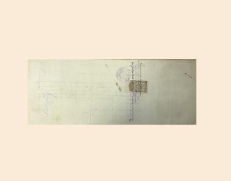 f_catalog_content_3886_2 Вексель на 269 руб. золотом. Штемпель «Дальгосельсклад». Хабаровск 1926 г.