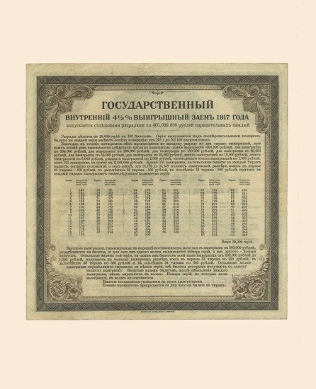 f_catalog_content_3889_2 Временное Российское правительство Госзаем 200 руб 1917 г./ штамп Иркутское ОГБ + 10 купонов по 4 р 50 к. Колчак