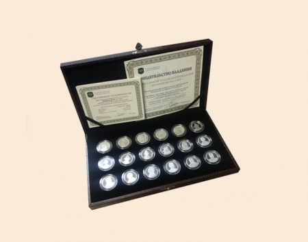 f_catalog_content_4316_1-2 Набор 25 памятных медалей «Правители России”. Серебро 925 пр. СПМД Гознак. РФ, 2013–2014 гг.