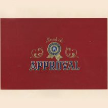 Этикетка от коробки для сигар Seal of «Approval». Highest approved quality. США, начало XX в.