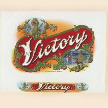 Этикетка от коробки для сигар «Victory». США, начало XX в.