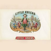 Этикетка от коробки для сигар «Little Knicks». США, начало XX в.