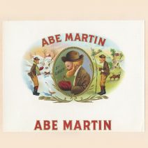 Этикетка от коробки для сигар «Abe Martin» by Ginger (Martins farm). США, начало XX в.