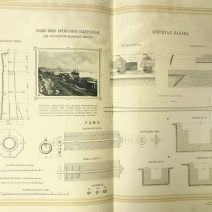 Альбом исполнительных чертежей 1896–1898 г. Приложение к отчету по постройке Каменной Набережной в г. Владивостоке