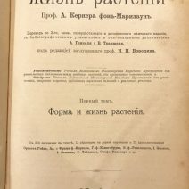 Жизнь Растений, 2 тома. А. И. Кернер. СПб, Просвещение 1896/1902 г.