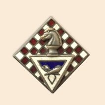 Знак «Шахматный клуб СССР», 1920–1930 гг.