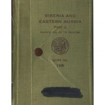 Сибирь и Восточная часть. I, II, III часть. 1918 г.