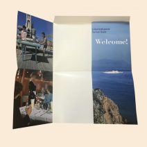 Конверт «Welcome!» ДВМП рекламный (круизный) раскладывающийся. Морфлот, Москва СССР