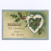 Рождественская открытка «Greetings «All Christmas Joys Be Yours». Германия до 1914 г.