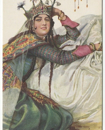 f_catalog_content_8126_3 Соломко С. С. Царица Азвяковна. № 1631. Изд. Лапина. Париж. Начало ХХ в