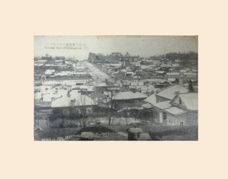 Хабаровск. Часть панорамы. General view of Khabarovsk (3). Изд. Япония до 1924 г.