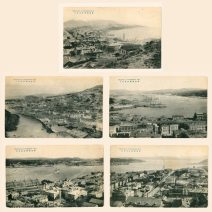 Панорамы часть «Whole View of Vladivostok» («Общий вид Владивостока») 1,3,4,5,6/6. Изд. Япония