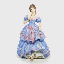 Девушка Spink в голубом платье. Императорский банкет 1855. Англия. Wedgwood