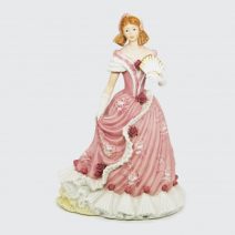 Девушка Spink в розовом платье. Коронационный бал 1838. Англия. Wedgwood