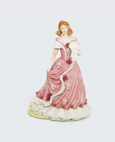 Девушка Spink в розовом платье. Коронационный бал 1838. Англия. Wedgwood