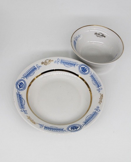 f_catalog_content_7276_3 Набор тарелок и пиал для ресторана «Дары моря», 12 предметов. ВФЗ 1970-е гг.