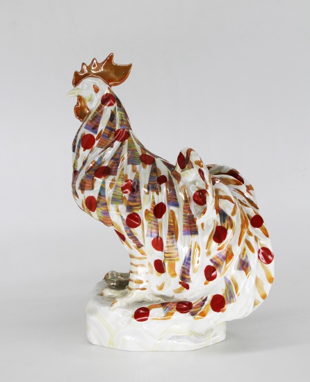 f_catalog_content_8101_3 ИФЗ. Петух большой. Авторская роспись художник Тарасюк И. И.