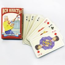 Карты игральные, колода из 36 карт. Вся власть «The Elect». Политические деятели. Фабрика «Гримо». Франция 1990 г.