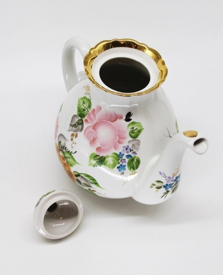 f_catalog_content_8891_5 Чайник большой с цветочной росписью. Владивостокский фарфоровый завод 1981–1991 гг.