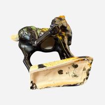 Конь боевой. Керамика "Тан Санкай". АТР, Китай, середина ХХ в.