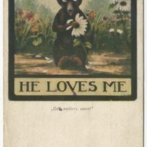 Он любит меня. «He loves me». Издание Ришар, Петроград. Т-во Р. Голике и А. Вильборг. Российская Империя 1916 г