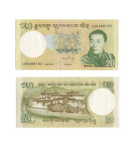 Бутан 20 нгултрум 2013 г.