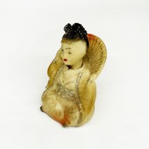 Статуэтка Девушка с "качающейся" головой. Китай 1950-1970 гг.