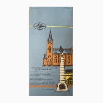 Карта. Туристская схема. Памятники и памятные места Владивостока. 1990 г.