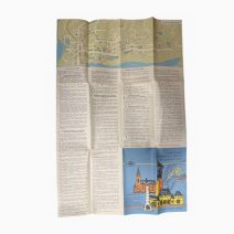 Карта. Туристская схема. Памятники и памятные места Владивостока. 1990 г.