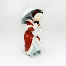 Девушка с зонтиком / Miss Muffet. Мануфактура Royal Doulton 1936 г. Англия