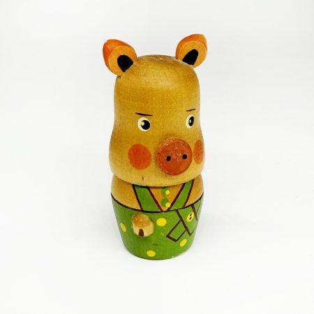 Игрушка с секретом Поросенок Пятачок. СССР 1970-1990 гг.