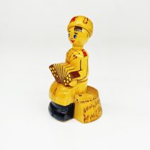 Игрушка Солдат-гармонист. СССР 1970-1990 гг.