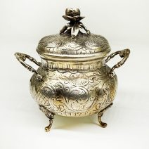 Сахарница с крышкой и молочник. Мастерская Hultman A/B J L. Щвеция, Стокгольм 1952 г.