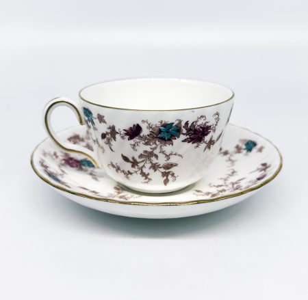 Чайная пара “Ancestral”. Minton. Великобритания, 1951-1991 гг.