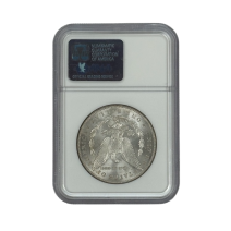 США 1 доллар 1886 г. «Доллар Моргана» Слаб NGC MS 63