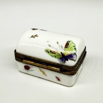 Шкатулка мини (таблетница) "Насекомые". Европа, конец XX в.