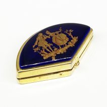 Шкатулка мини (таблетница) в форме веера. Китай, конец XX – начало XXI вв.